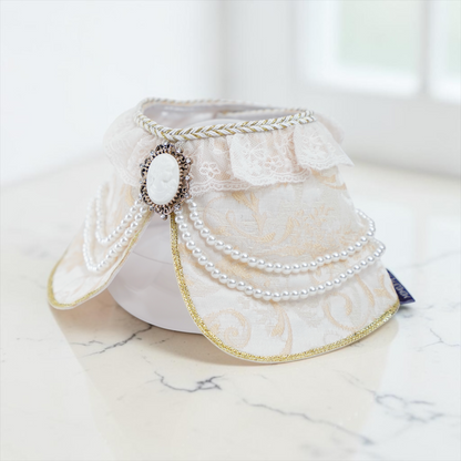MOMOJI Henrietta (1-Champagne Silk Ivory) | Pet Neckwear