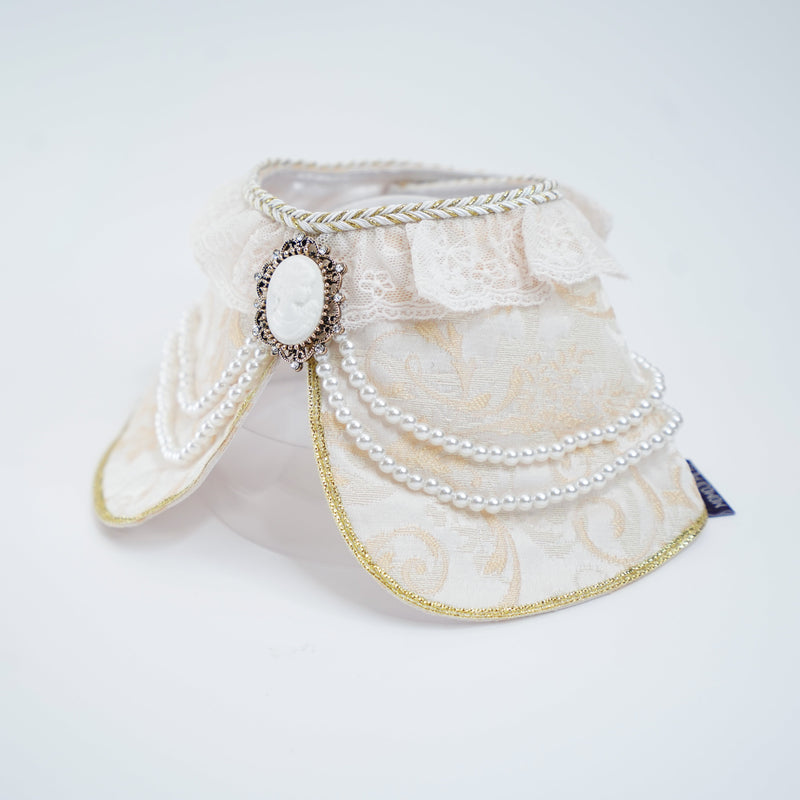 MOMOJI Henrietta (1-Champagne Silk Ivory) | Pet Neckwear