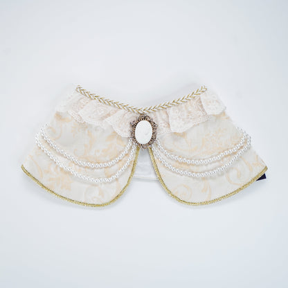 MOMOJI Henrietta (1-Champagne Silk Ivory) | Pet Neckwear