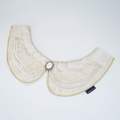 MOMOJI Henrietta (1-Champagne Silk Ivory) | Pet Neckwear