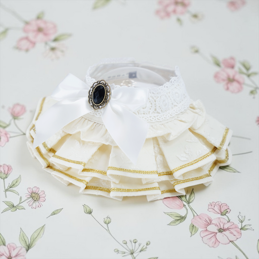 MOMOJI Alexandrina (2-Alabaster Cream) | Pet Neckwear