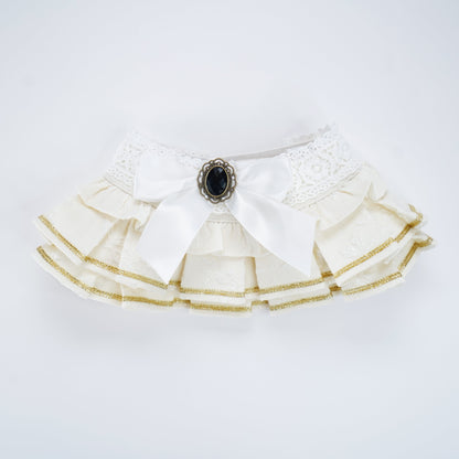 MOMOJI Alexandrina (2-Alabaster Cream) | Pet Neckwear