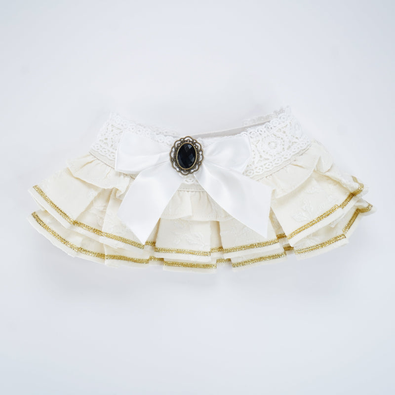 MOMOJI Alexandrina (2-Alabaster Cream) | Pet Neckwear