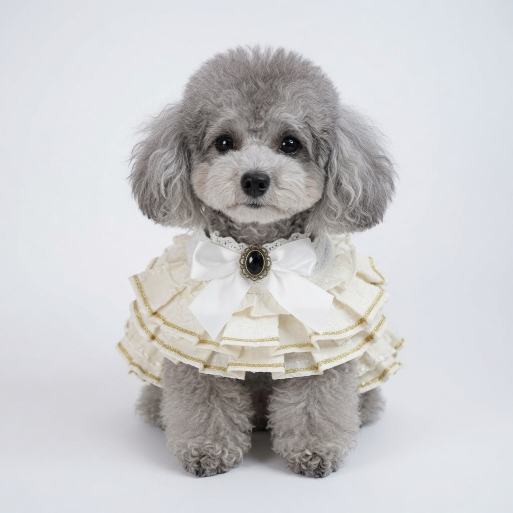 MOMOJI Alexandrina (2-Alabaster Cream) | Pet Neckwear