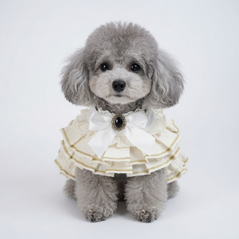 MOMOJI Alexandrina (2-Alabaster Cream) | Pet Neckwear