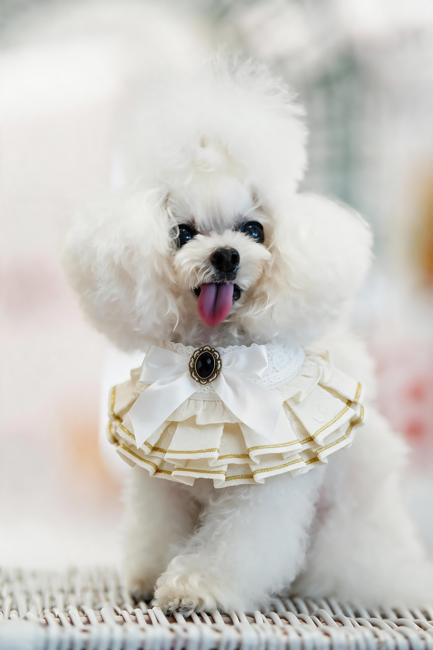 MOMOJI Alexandrina (2-Alabaster Cream) | Pet Neckwear