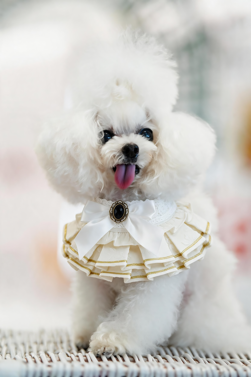 MOMOJI Alexandrina (2-Alabaster Cream) | Pet Neckwear