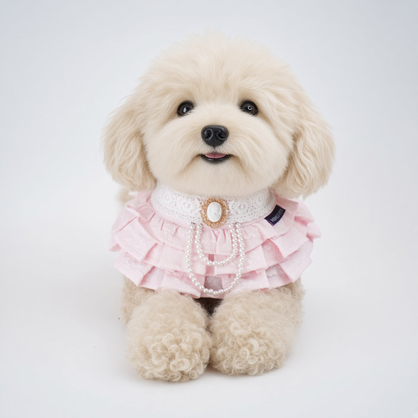 MOMOJI Alexandrina (3-Parisian Blush Rose) | Pet Neckwear