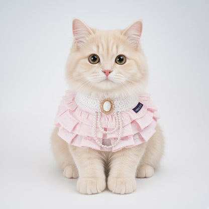 MOMOJI Alexandrina (3-Parisian Blush Rose) | Pet Neckwear