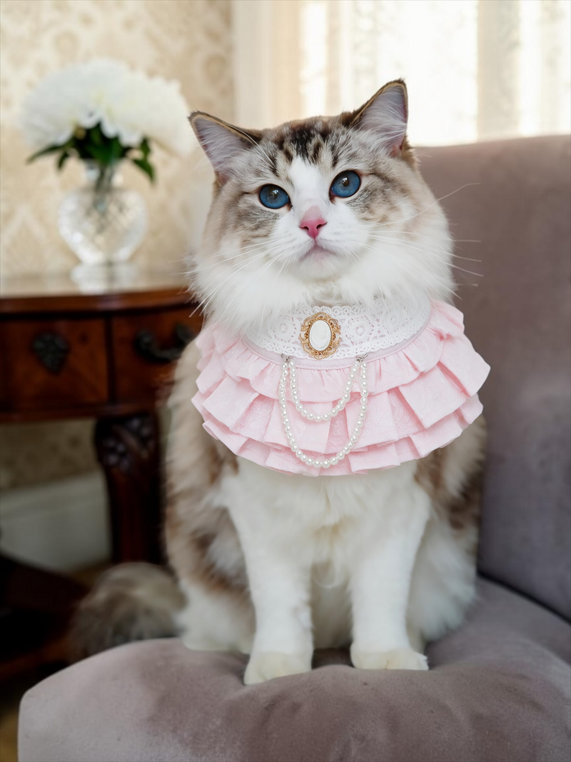 MOMOJI Alexandrina (3-Parisian Blush Rose) | Pet Neckwear