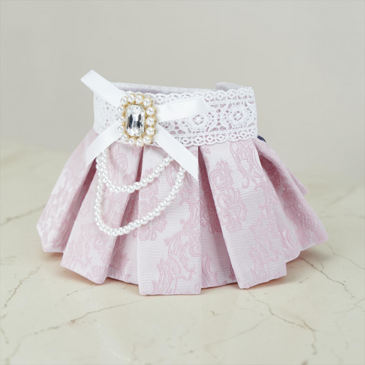 MOMOJI Gwendolen (2-Porcelain Blush Pink) | Pet Neckwear