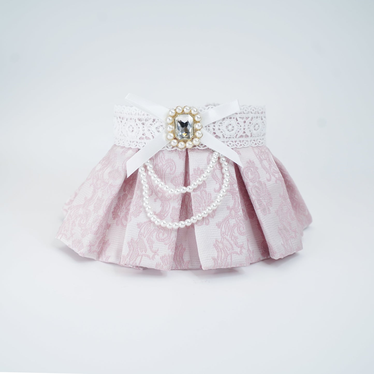 MOMOJI Gwendolen (2-Porcelain Blush Pink) | Pet Neckwear