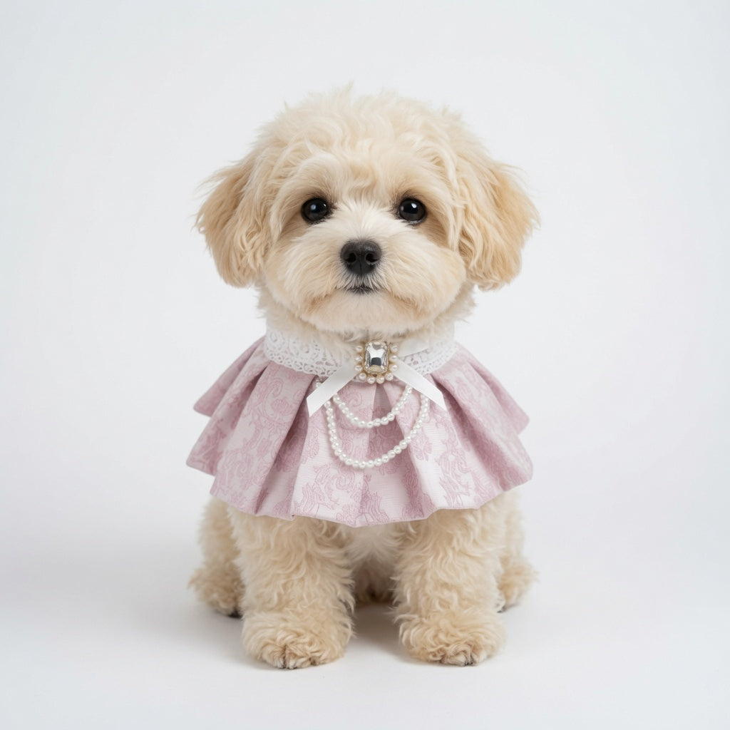 MOMOJI Gwendolen (2-Porcelain Blush Pink) | Pet Neckwear