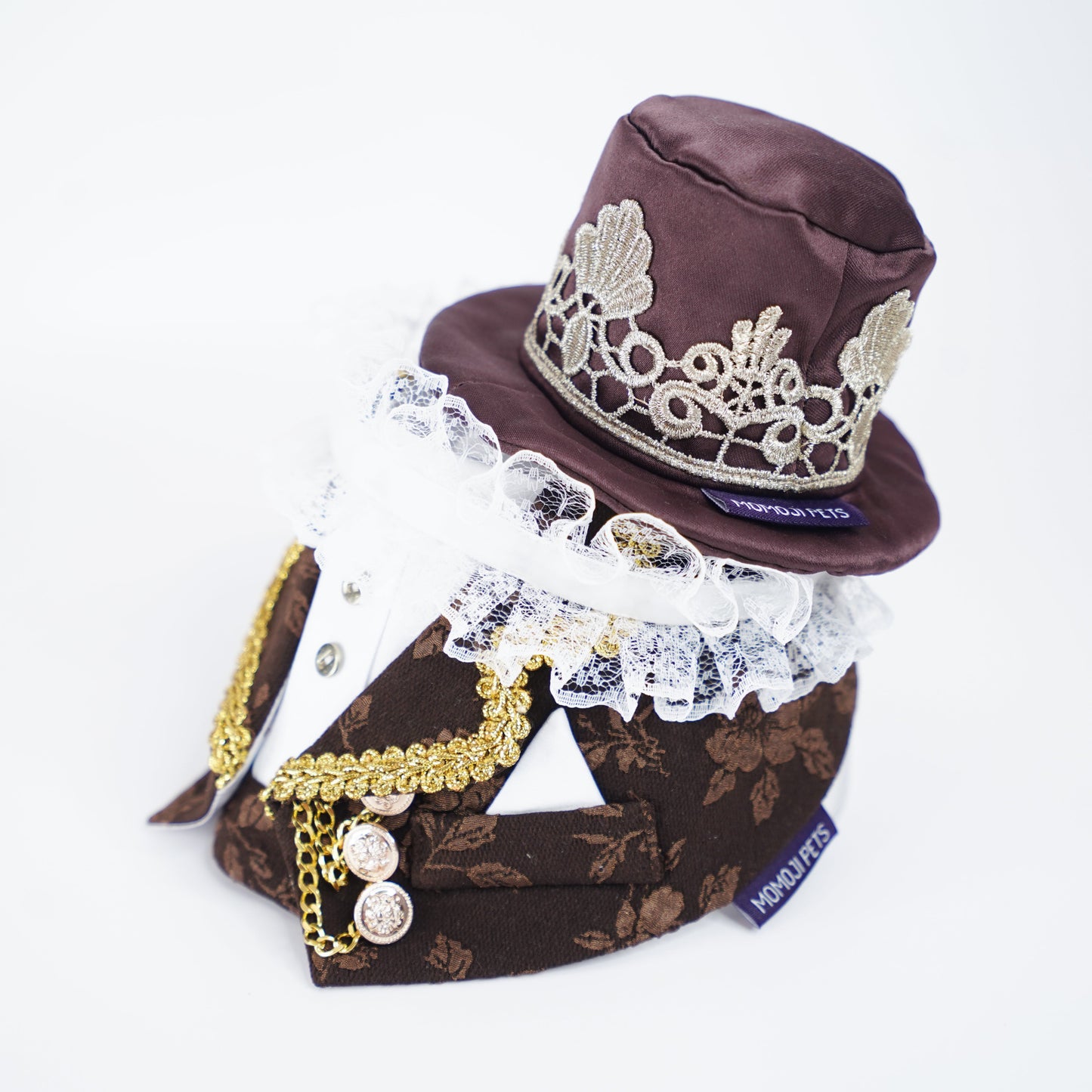 MOMOJI Sovereign (2-Imperial Mulberry Satin) | Pet Hat