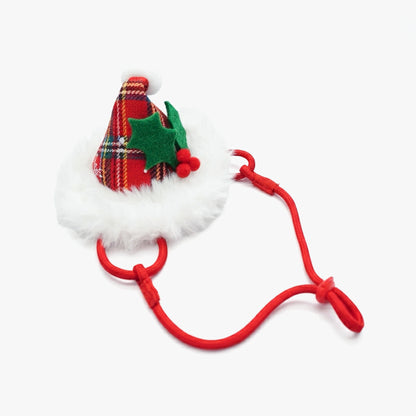 [Pre-order] MOMOJI Hat + Neckwear Set (Christmas Plaid Red)
