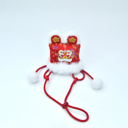 MOMOJI Dancing Lion 舞獅 | Pet LNY Hat