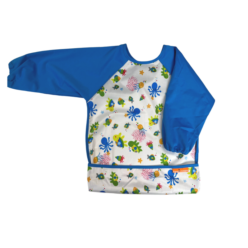Waterproof Coverall Catcher Bib 18M - Ocean