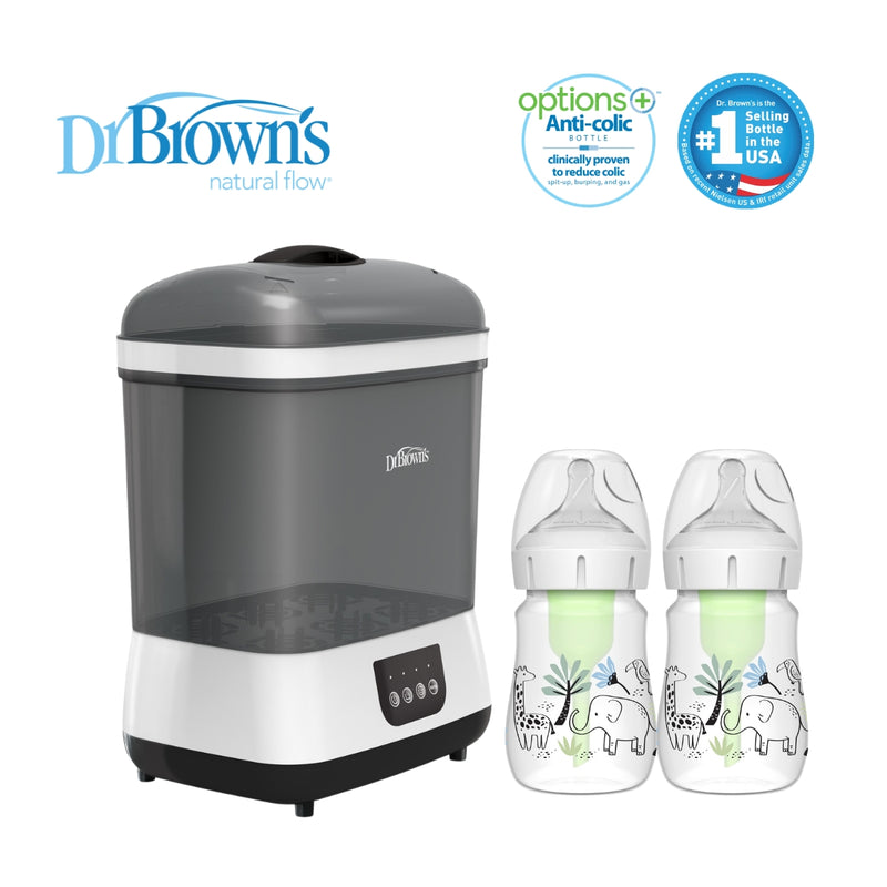 Dr. Brown's 4. 消毒烘乾機+奶樽套裝