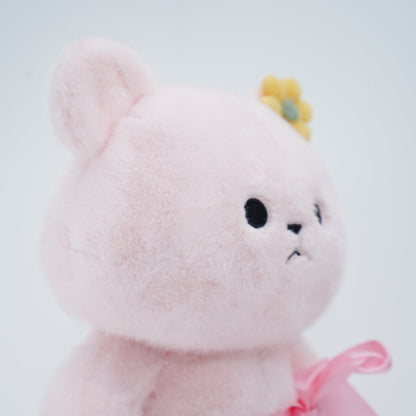 Momoji Bear Family (1-Pink Bear | Flower Princess) | Pet Plushie