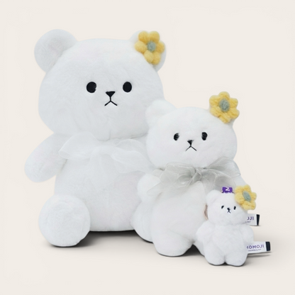 Momoji Bear Family (5-White Bear | Cloud Dreamer) | Pet Plushie
