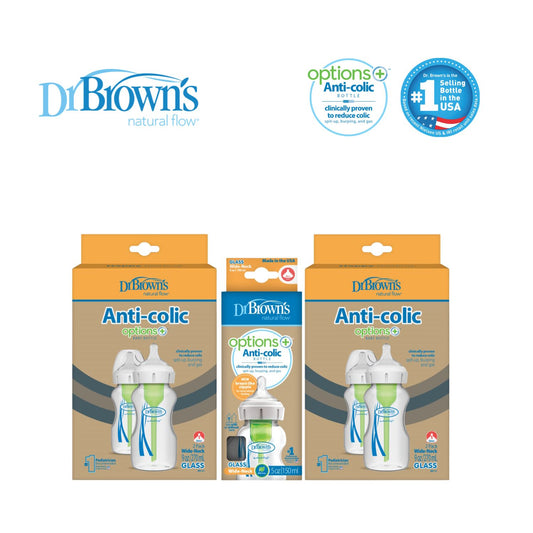 Dr. Brown's 3. 玻璃奶樽套裝