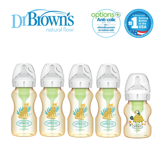Dr. Brown's 仿母乳排氣奶樽 (PPSU) 套裝