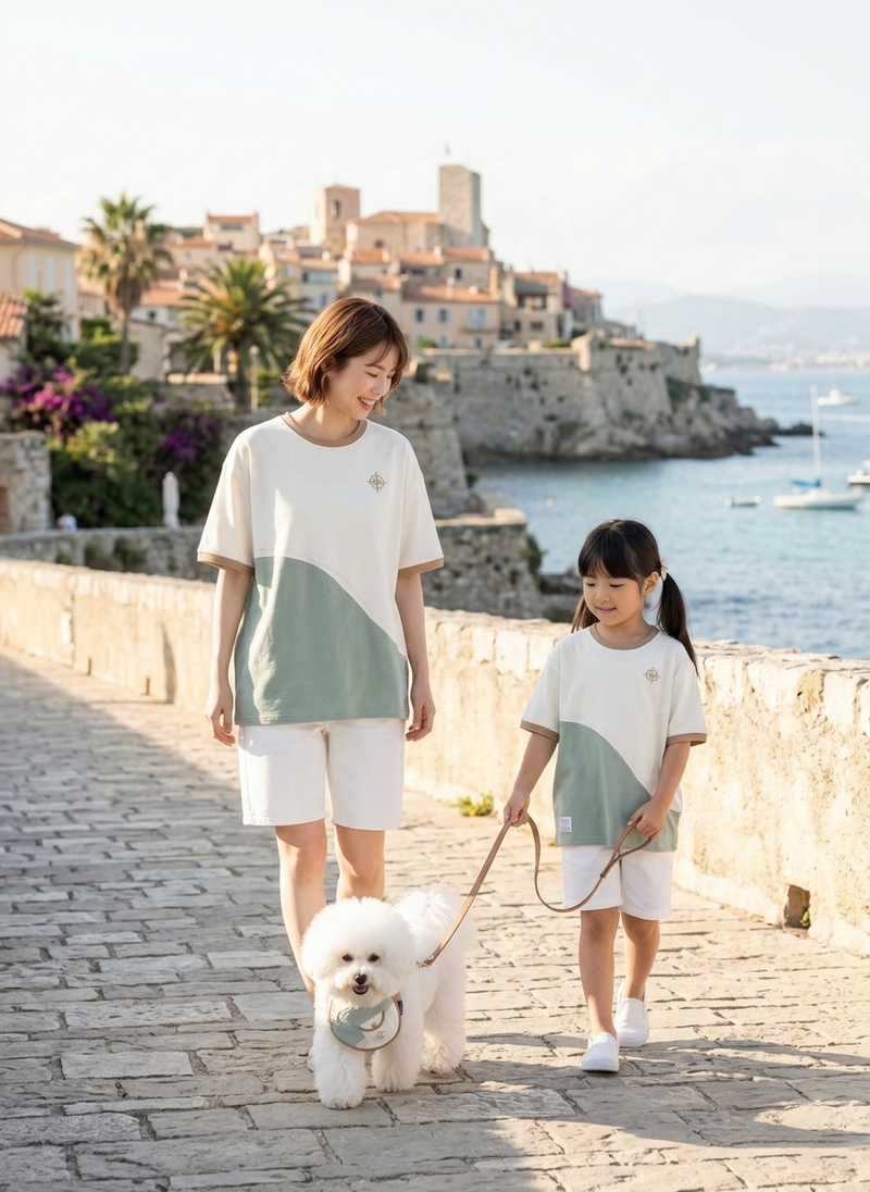 MOMOJI Antibes (1-Azure Mist) | Pet Neckwear