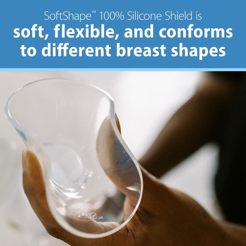 SoftShape™ 手動母乳泵 連排氣奶樽 5oz