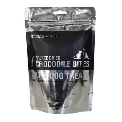 Freeze Dry Australia Crocodile Bites 70g