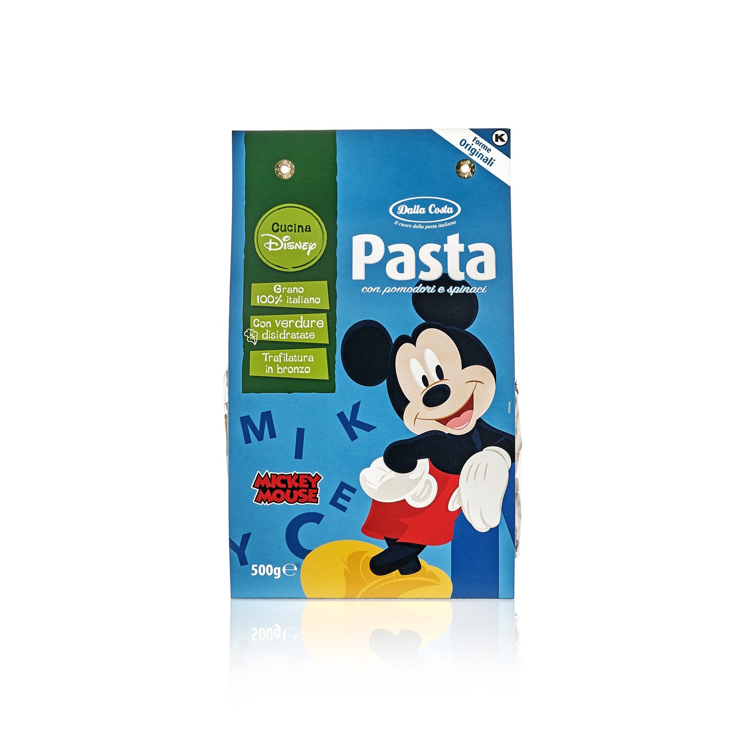 DALLA COSTA Pasta with Tomato & Spinach 500g Mickey Mouse