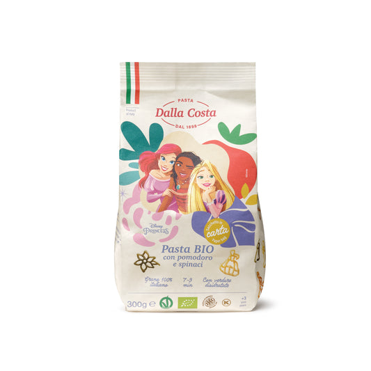 Dalla Costa Organic Pasta with Tomato & Spinach 300g - Disney Princess