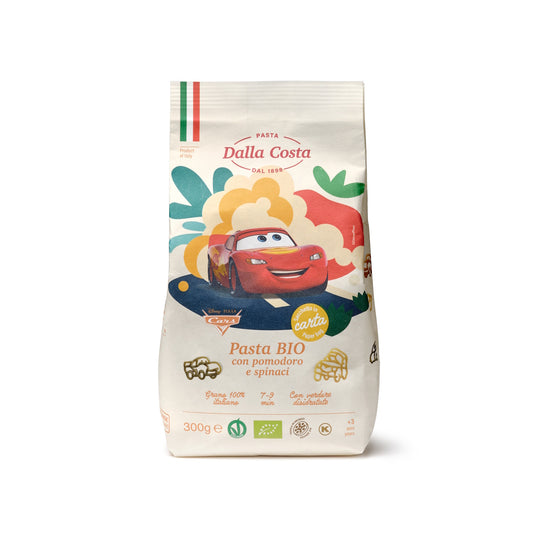 Dalla Costa Organic Pasta with Tomato & Spinach 300g - Cars