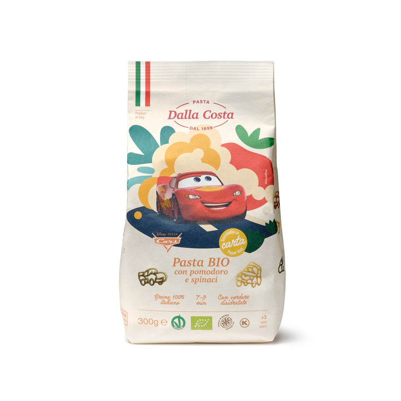 Dalla Costa Organic Pasta with Tomato & Spinach 300g - Cars