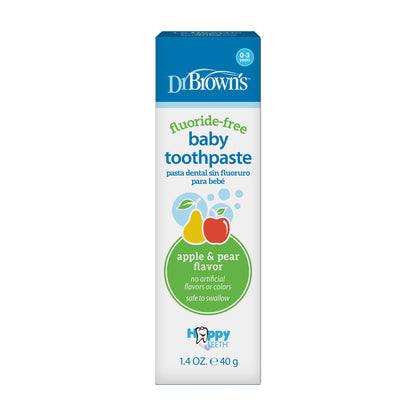 Brown's Natural Baby Toothpaste (Safe to Swallow) - Pear & Apple