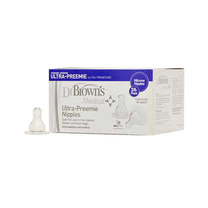 [Dr. Brown's 醫療系列] 早產兒專用矽膠替換咀 - 極慢速