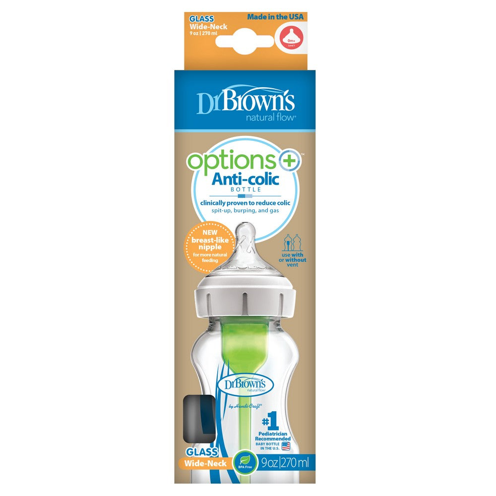 Dr. Brown's Options+ Anti-Colic Bottle - Glass 9oz