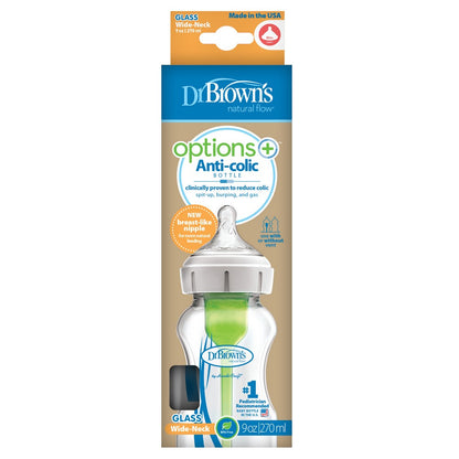 Dr. Brown's Options+ Anti-Colic Bottle - Glass 9oz