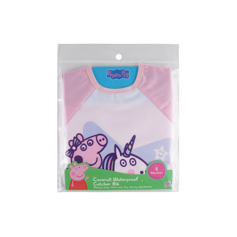 PEPPA PIG Coverall Waterproof Catcher Bib 6M - Peppa
