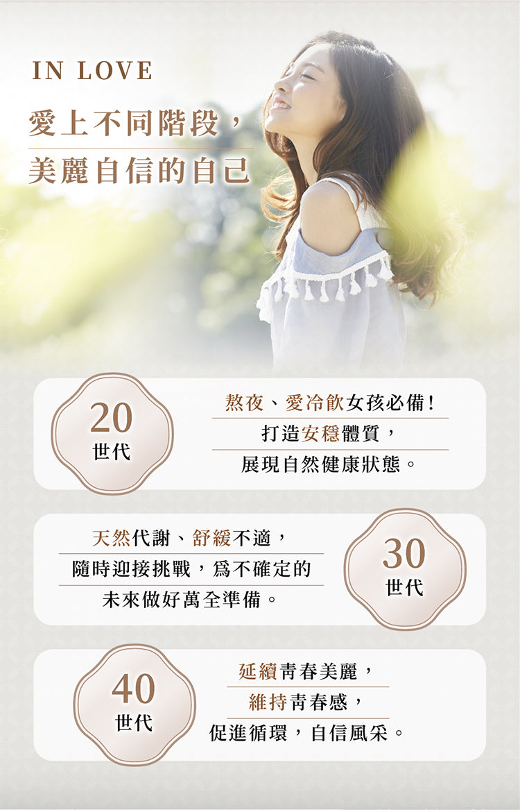 天一愛 - 【經中調理】舒孅精萃EX (1個月份)<調理月經/調經/舒緩月經痛/宮痛/M痛/減輕煩躁潮熱>