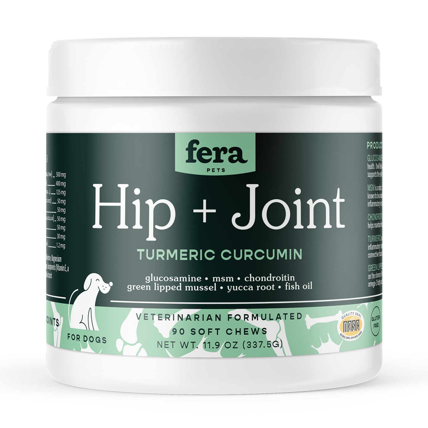 Hip+Joint Dog Supplement Soft Chew 90s
