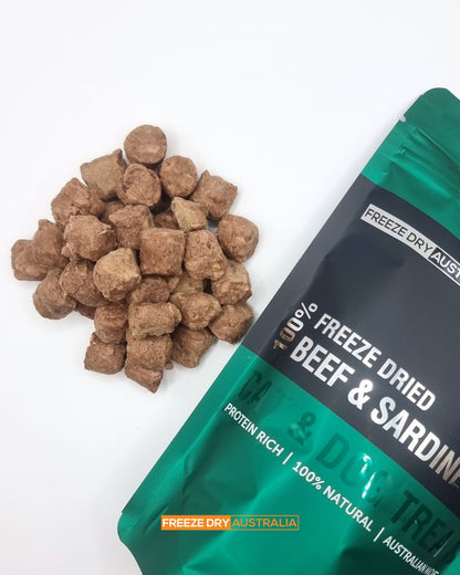 Freeze Dry Australia Beef & Sardine Balls 100g