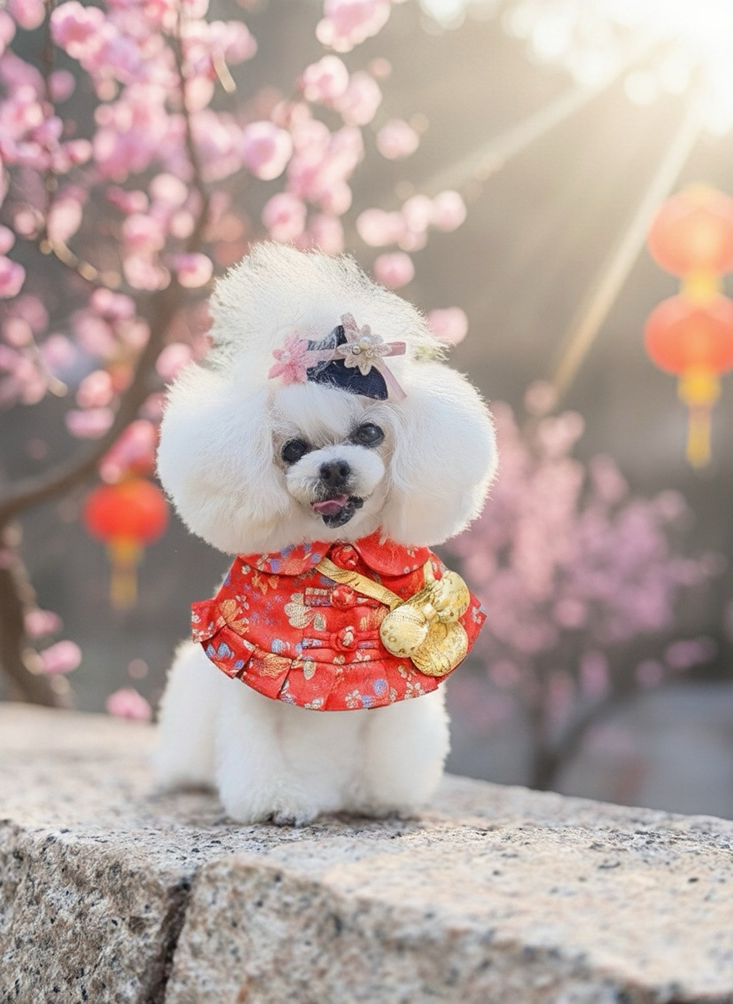 MOMOJI Kunghey 恭喜 | Pet LNY Neckwear