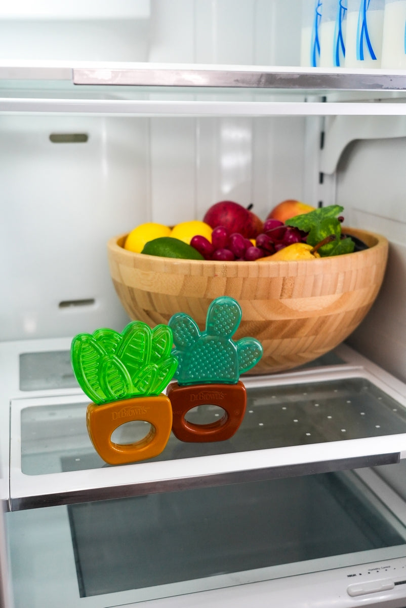 Dr. Brown's AquaCool Water-Filled Teether 2pc - Houseplants