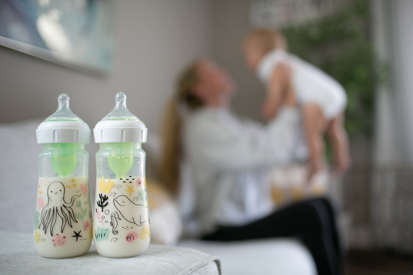 Dr. Brown's Options+ Anti-Colic Bottle - Ocean PP 9oz 2s