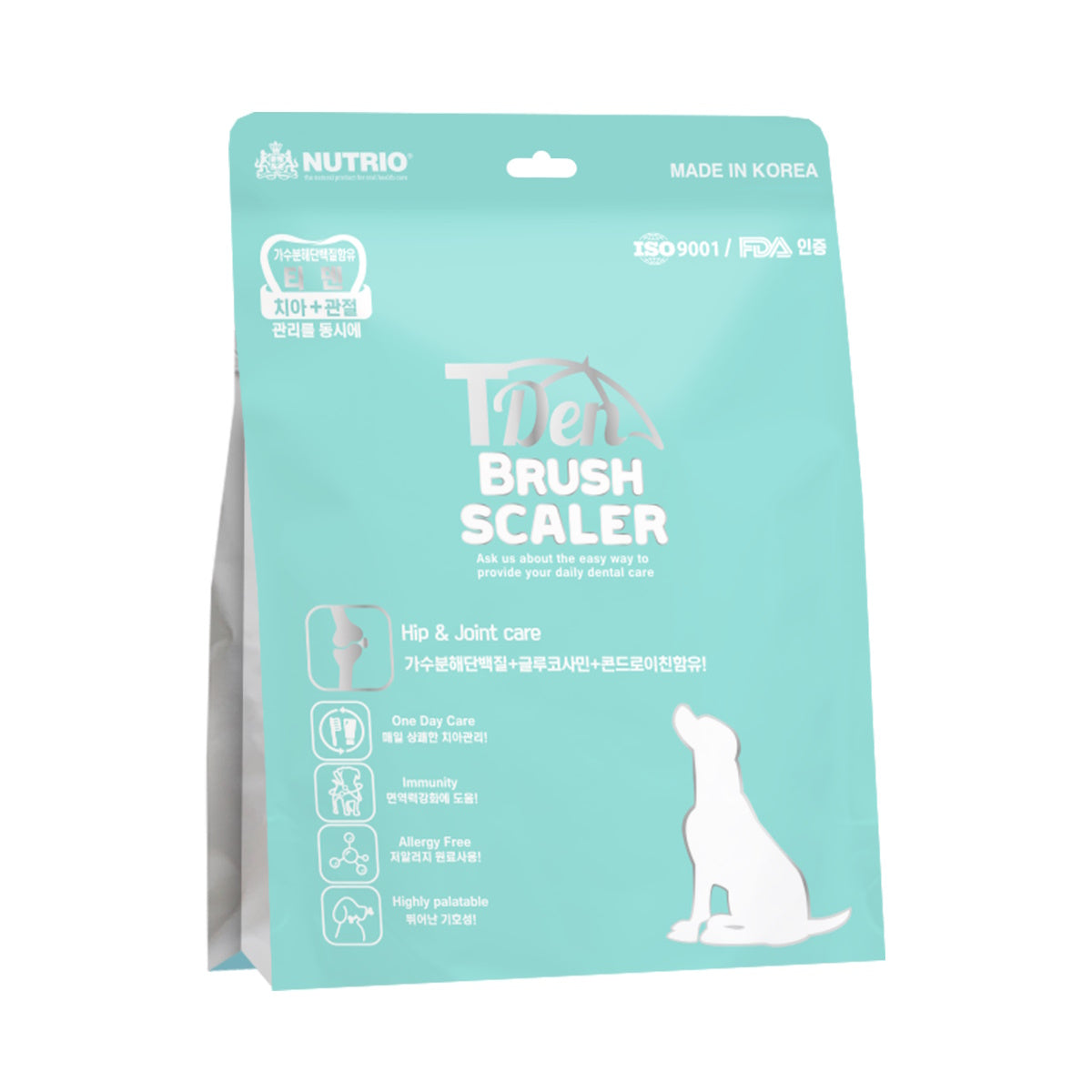Nutrio TDen Brush Scaler for Dogs 8g x 15pc - Hip & Joint Care