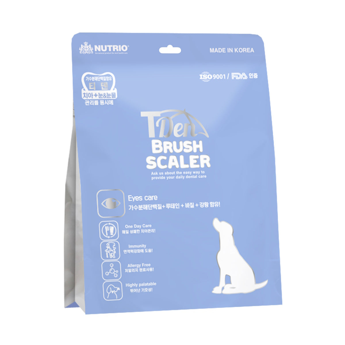 Nutrio TDen Brush Scaler for Dogs 8g x 15pc - Eyes Care