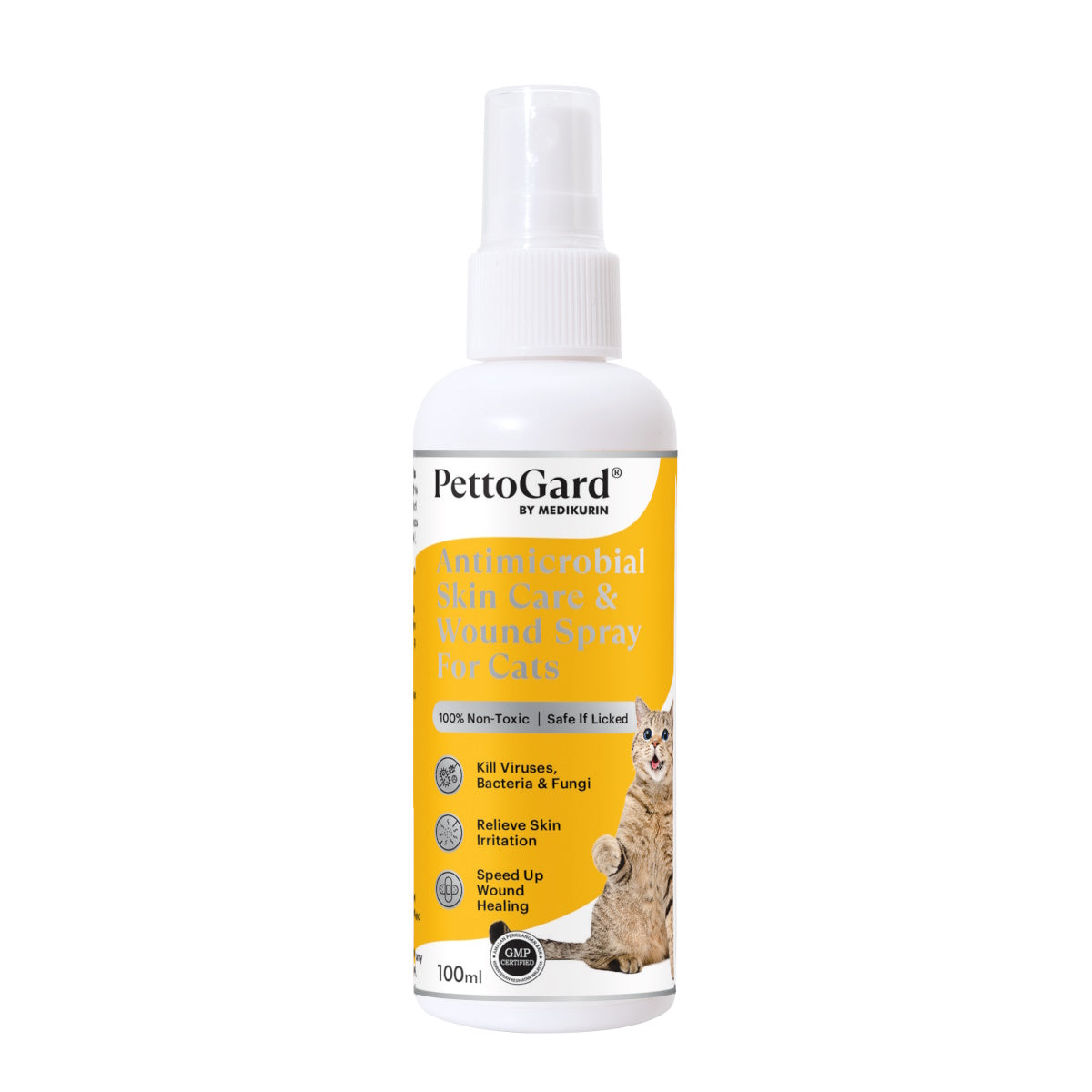 Antimicrobial Skin Care & Wound Spray for Cats 100ml
