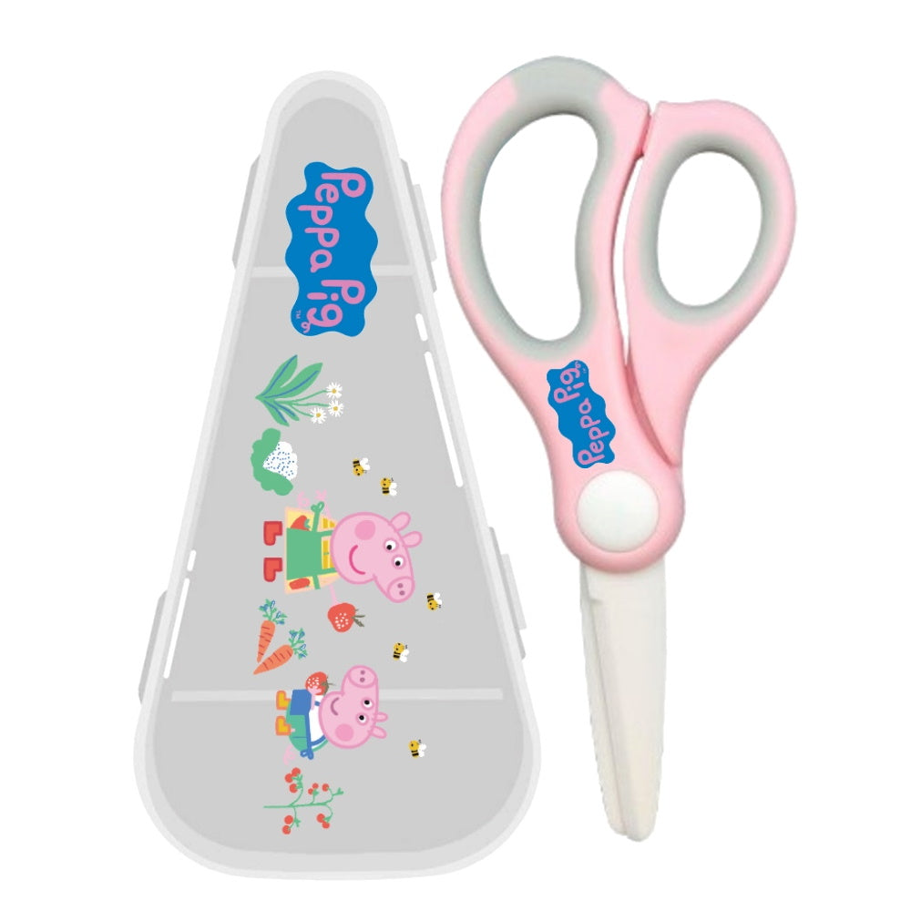 PEPPA PIG Ceramic Food Scissors (with Storage Box) - Pink
