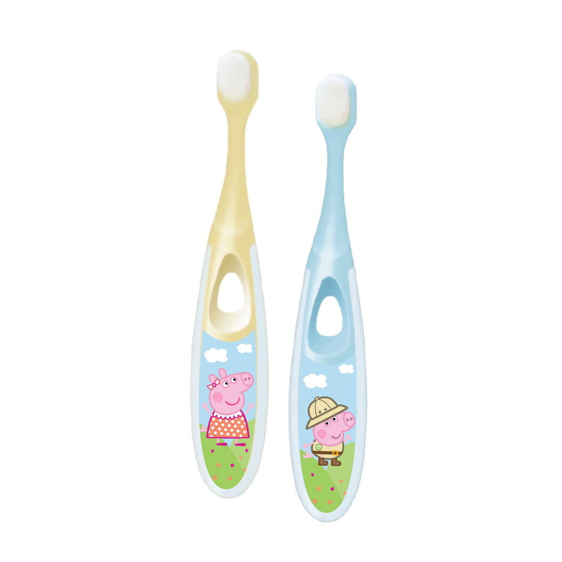 PEPPA PIG Ultra-dense Ultra-soft Toothbrush for Kids (2 Pack)