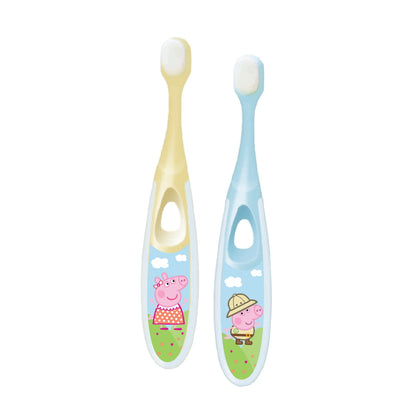 PEPPA PIG Ultra-dense Ultra-soft Toothbrush for Kids (2 Pack)
